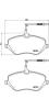 BREMBO P61078 Brake Pad Set, disc brake