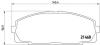 BREMBO P83092 Brake Pad Set, disc brake