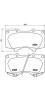BREMBO P83102 Brake Pad Set, disc brake