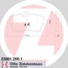 ZIMMERMANN 23881.200.1 (238812001) Brake Pad Set, disc brake