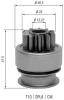 MAGNETI MARELLI 940113020348 Pinion, starter