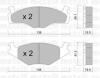 METELLI 2200451 Brake Pad Set, disc brake