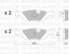 METELLI 2200700 Brake Pad Set, disc brake