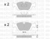 METELLI 2201240 Brake Pad Set, disc brake