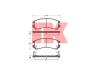 NK 222217 Brake Pad Set, disc brake