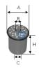 UFI 2438900 Fuel filter