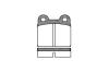 REMSA 000700 Brake Pad Set, disc brake