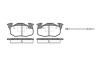 REMSA 019296 Brake Pad Set, disc brake
