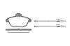 REMSA 0608.04 (060804) Brake Pad Set, disc brake