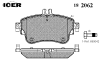 ICER 182062 Brake Pad Set, disc brake