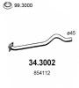ASSO 34.3002 (343002) Exhaust Pipe