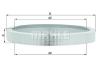 KNECHT LX61 Air Filter