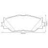 BENDIX 572620B Brake Pad Set, disc brake