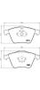 BREMBO P10012 Brake Pad Set, disc brake