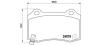 BREMBO P11024 Brake Pad Set, disc brake