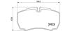 BREMBO P24084 Brake Pad Set, disc brake