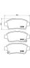 BREMBO P83050 Brake Pad Set, disc brake