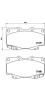 BREMBO P83069 Brake Pad Set, disc brake