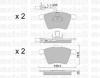 METELLI 2205501 Brake Pad Set, disc brake