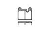 ROADHOUSE 200680 Brake Pad Set, disc brake