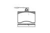 ROADHOUSE 209004 Brake Pad Set, disc brake