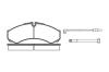 REMSA 065102 Brake Pad Set, disc brake