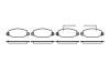 REMSA 077222 Brake Pad Set, disc brake