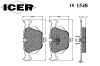 ICER 181548 Brake Pad Set, disc brake