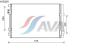 AVA QUALITY COOLING HY5269 Condenser, air conditioning
