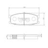 NIPPARTS J3605045 Brake Pad Set, disc brake