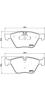BREMBO P06057 Brake Pad Set, disc brake