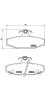 BREMBO P15004 Brake Pad Set, disc brake
