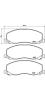 BREMBO P59058 Brake Pad Set, disc brake
