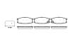 ROADHOUSE 2283.10 (228310) Brake Pad Set, disc brake