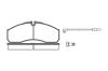 ROADHOUSE 265112 Brake Pad Set, disc brake