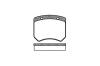 REMSA 0051.00 (005100) Brake Pad Set, disc brake
