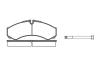 REMSA 065100 Brake Pad Set, disc brake