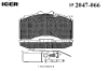 ICER 152047-066 (152047066) Brake Pad Set, disc brake