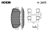 ICER 182055 Brake Pad Set, disc brake