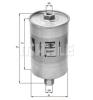 MAHLE ORIGINAL KL184 Fuel filter