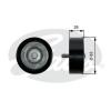 GATES T36437 Deflection/Guide Pulley, v-ribbed belt