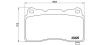 BREMBO P09004 Brake Pad Set, disc brake