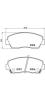 BREMBO P49014 Brake Pad Set, disc brake