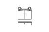 REMSA 0017.20 (001720) Brake Pad Set, disc brake