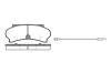 REMSA 0026.12 (002612) Brake Pad Set, disc brake