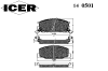 ICER 140501 Brake Pad Set, disc brake