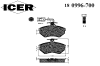ICER 180996700 Brake Pad Set, disc brake