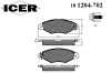 ICER 181204702 Brake Pad Set, disc brake
