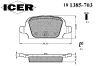 ICER 181385703 Brake Pad Set, disc brake