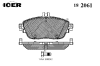 ICER 182061 Brake Pad Set, disc brake